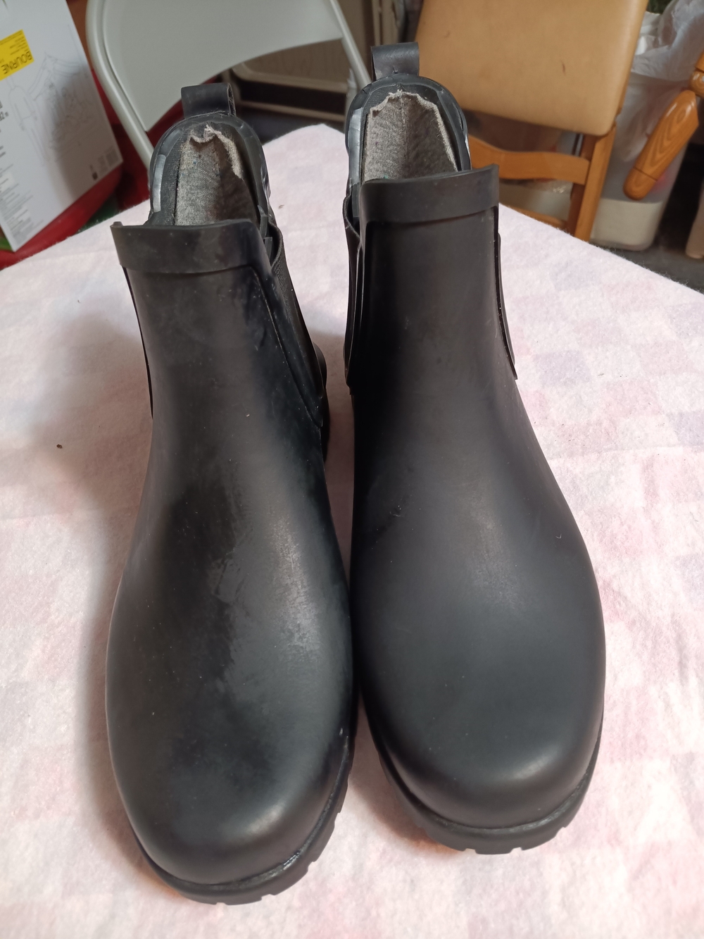 Keds Men's Black Waterproof Pull-On Rain & Snow Chelsea Boots
